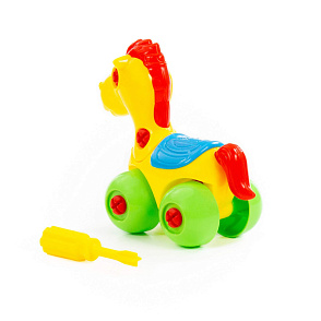 Конструктор "Лошадка" (22 элемента) (в пакете), артикул 83548 – портал поставщиков НСППО - 3