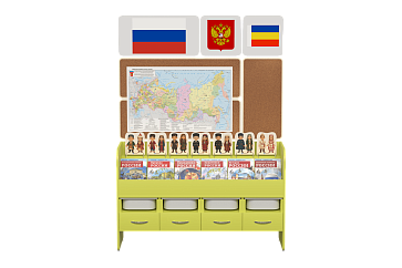 Уголок гражданско-патриотического воспитания "AVKompleks Россия" Минимальный – портал поставщиков НСППО - 2