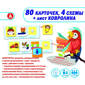 Игра "Фразовый конструктор "Я говорю!" на липучках – портал поставщиков НСППО - 4