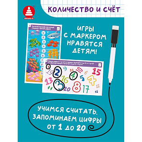 Игра "Игры с маркером. Математика. Тесты. Готов ли ребёнок к школе?" – портал поставщиков НСППО - 4