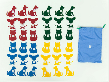 Аксессуары для жилета с 32 липучками: мышки, котики, собачки (36 фигур) | учебное оборудование на nsppo.ru - 1 Аксессуары для жилета с 32 липучками: мышки, котики, собачки (36 фигур) – портал поставщиков НСППО - 2